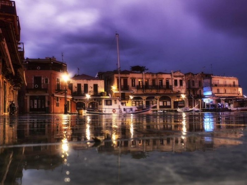 Venetian harbour of Rethymno